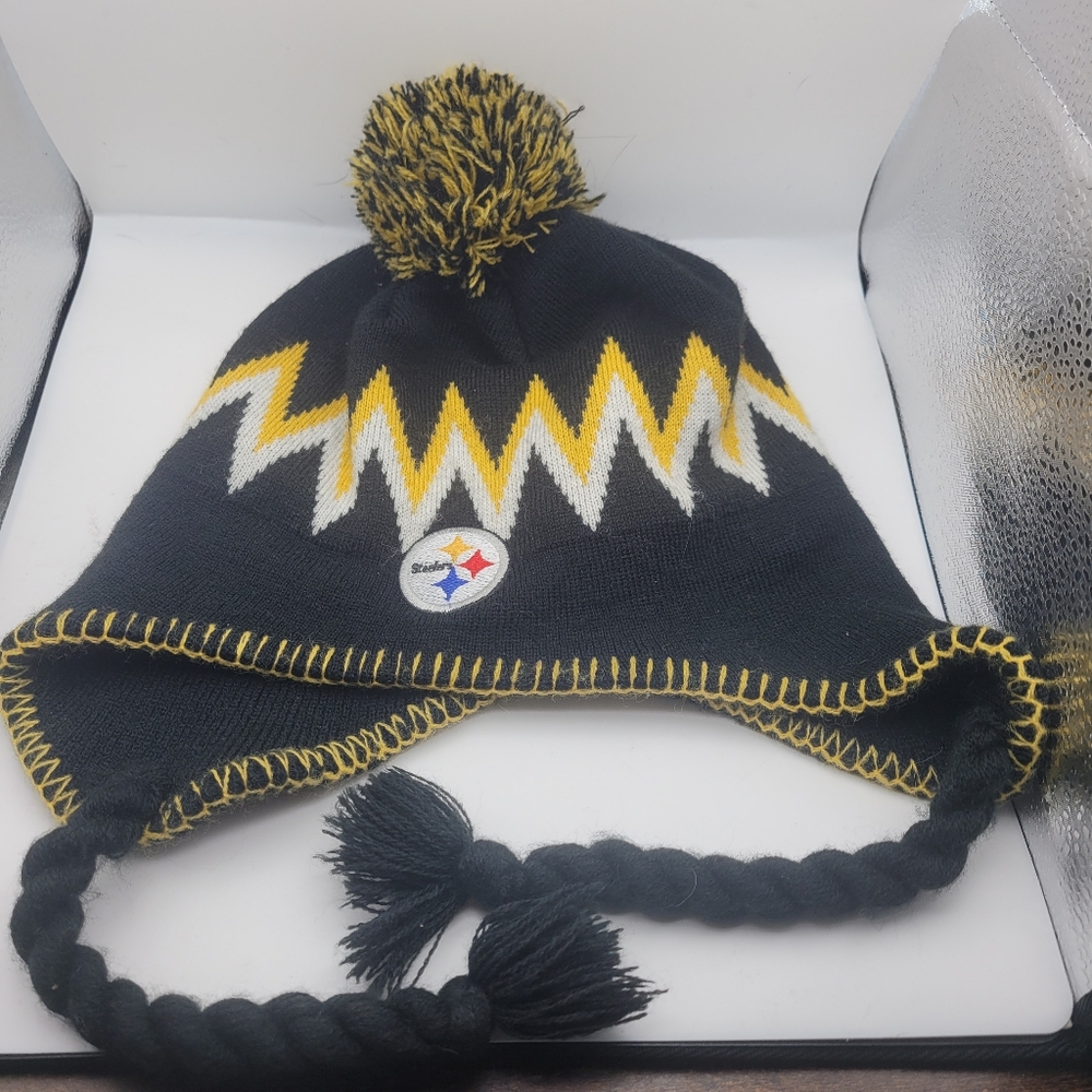 Pittsburgh Steelers Tassel Twist Beanie NFL Team Apparel